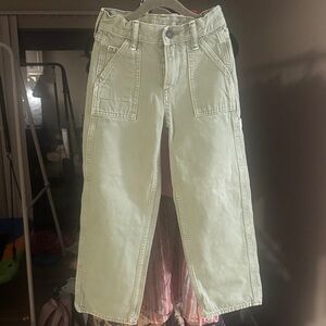 GAP Light Green Kids' Cargo Carpenter Pants